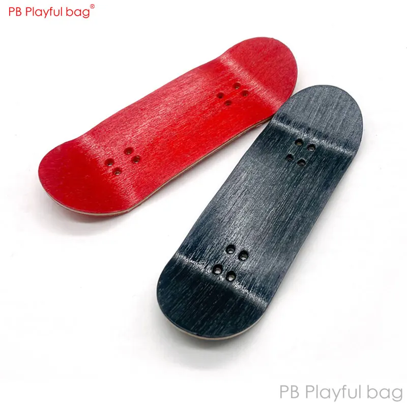 Professional Wooden Finger Board Deck 30 32 34MM Double-sided dyeing 5-layer Maple Finger skateboard accessory TS17