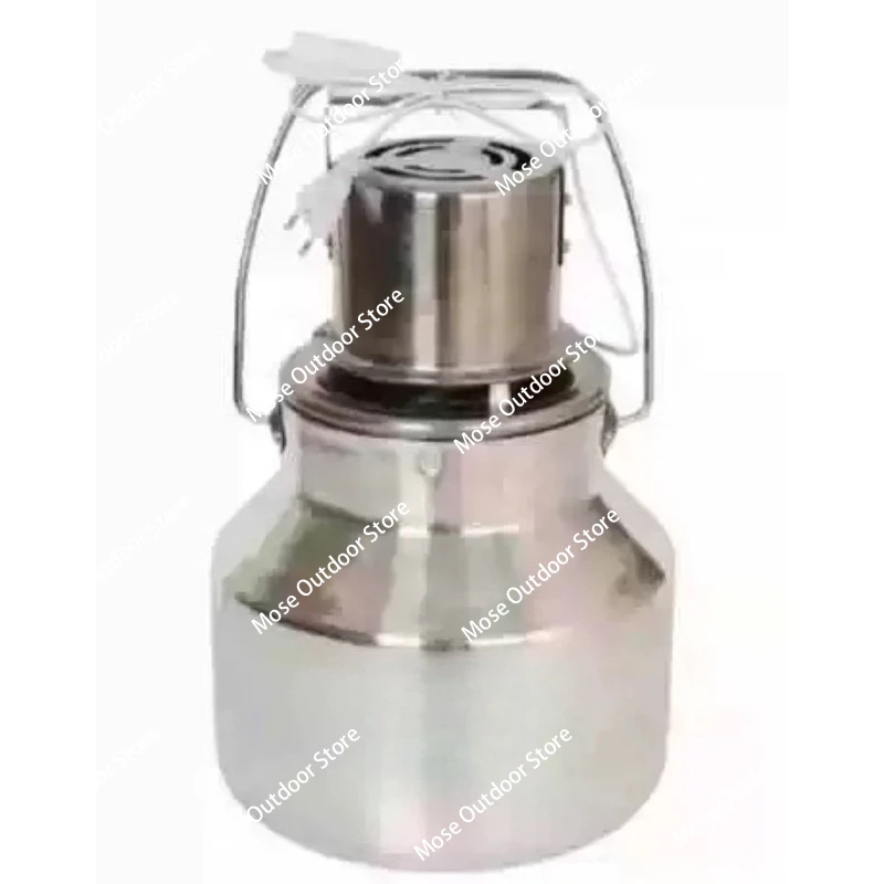 

Electric Aluminum Butter Churn / Milk Mixer with Stainless Steel Lid