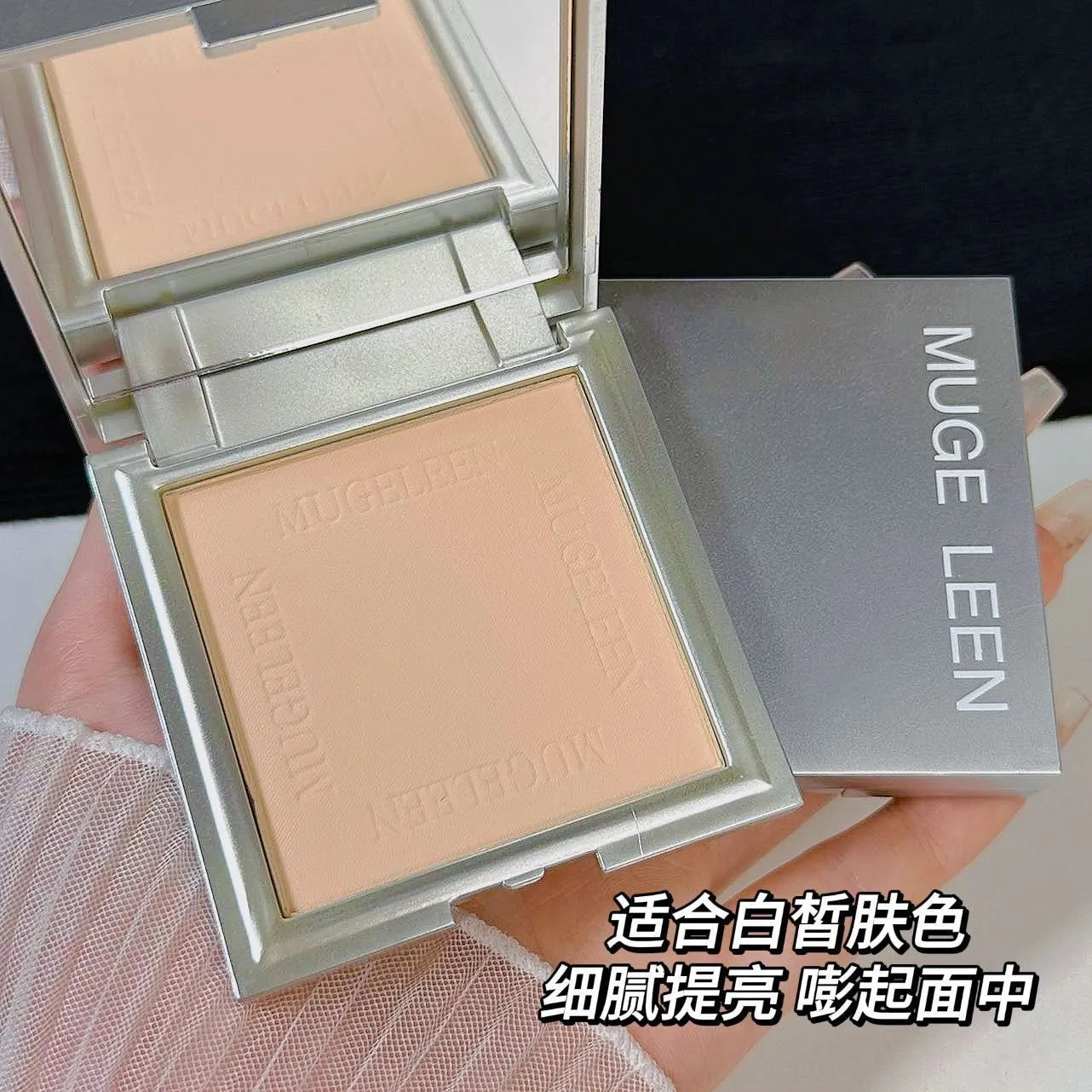 Face Powder 16 Hour Face Makeup Longwear Medium- Full Coverage with Flawless Finish Matte Pressed Setting Powder