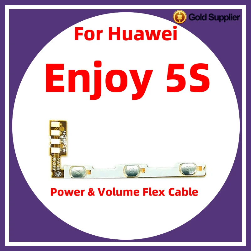 For Huawei Enjoy 5S Power ON OFF Volume Camera Key Button Switch Flex Cable Replacement