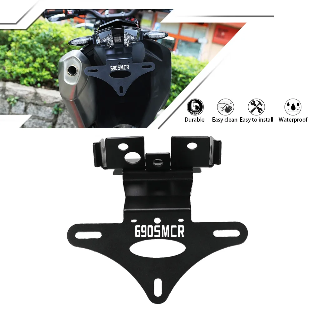 

Motorcycle For 690SMC-R 690Enduro R Tail Tidy Fender Eliminator LED Light License Plate Holder 690 SMC-R/Enduro R 2019-2024 2023