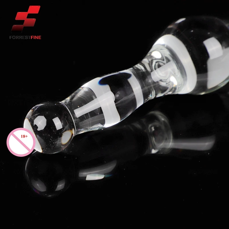 Factory Wholesale In Stock Transparent Glass Sex Dildo/Glass Sex Penis/Glass Adult Sex Toy for Woman Sex Relax