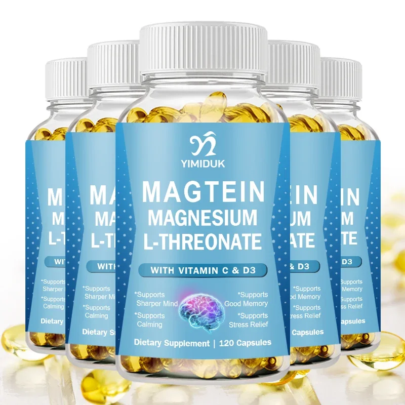 

Magtein Capsules Highly Absorbable Magnesium L-Threonate to Improve Memory, Cognition, Stress Relief and Sleep Quality