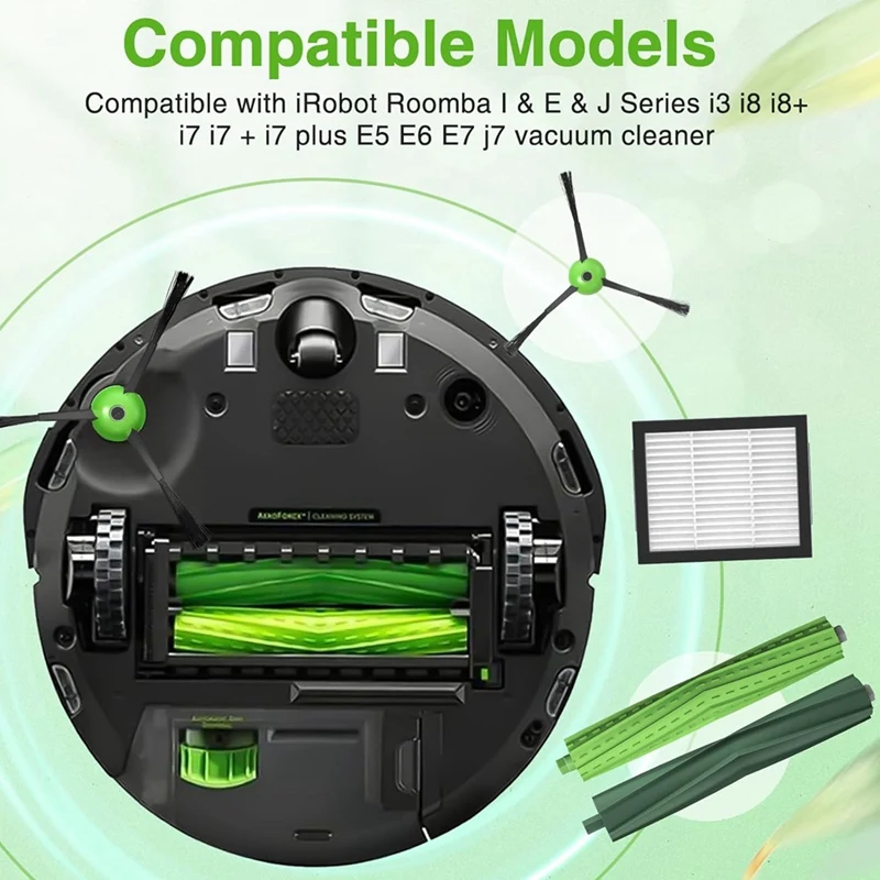 Accesorios para aspiradora Irobot Roomba, E5, I3, I7, J7, I4, I7, I3, I4, I6, I6, I8, I8, J7, Plus, E6, E7, Serie E & I & J
