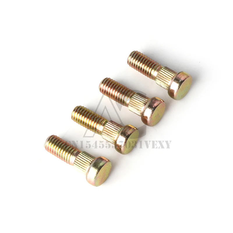 4pcs/lot Spline Screw M8*1.25 Hub Stud for ATV UTV Dirt Bike Go Kart Quad Bike Parts