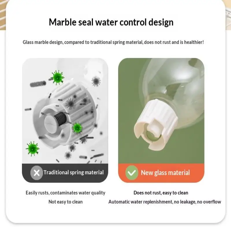 500ML Hängender Futter- und Wassernapf für Haustiere, Einfache Installation, Automatischer Futter- und Wassernapf für Tauben, Kaninchen und Kleintiere, Haustierprodukte – Detail 17