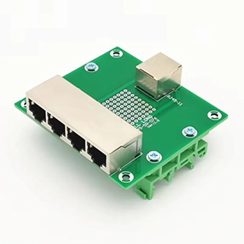 

RJ45 8P8C Jack 1way transfer 4 way Breakout Board, Terminal Block, Connector.
