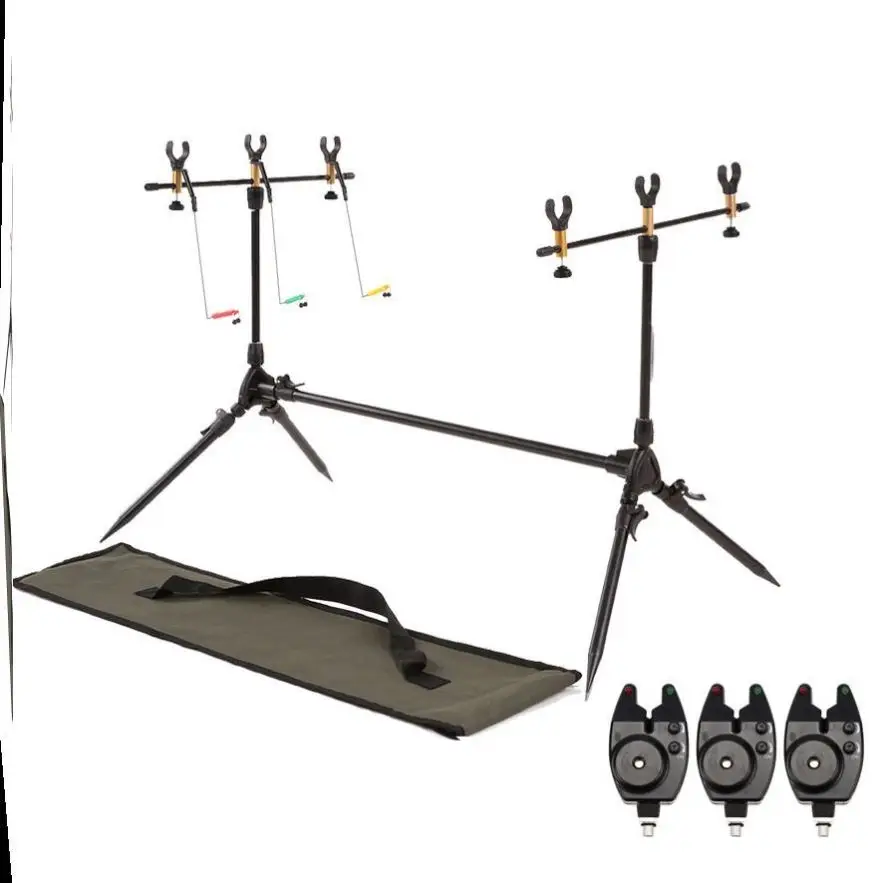 support-de-canne-a-peche-pliable-en-metal-de-style-europeen-a-double-usage-equipement-de-peche-ameliore-accessoires-de-camping-et-de-voyage-pour-l'exterieur