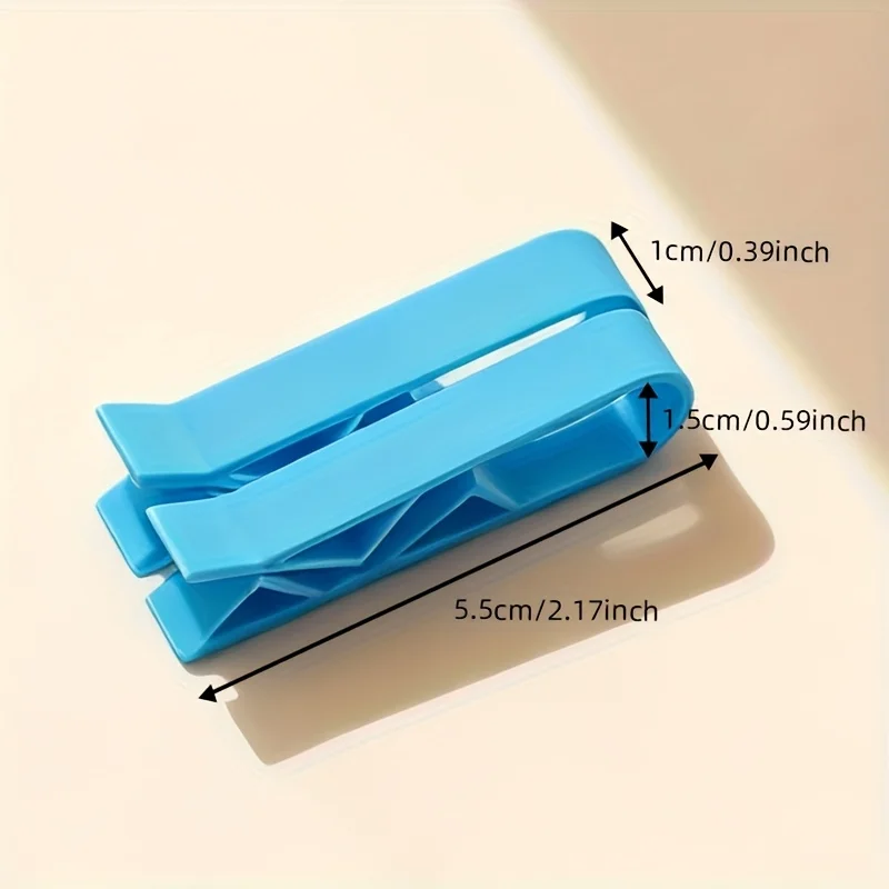 7Pcs Clip-On Trash Can Garbage Bag Holder Durable Easy Install Kitchen Bathroom Storage Clip Household Sanitary Accessory Practi