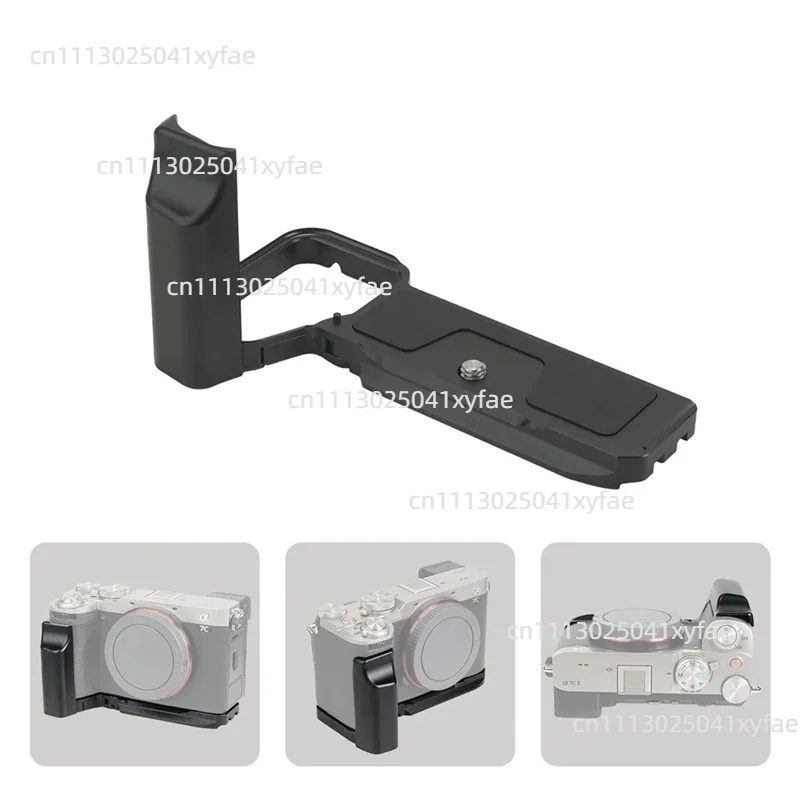 L Shape Handgrip Bracket for Mirrorless Camera, Compatible with Standard Tripod Fluid Head