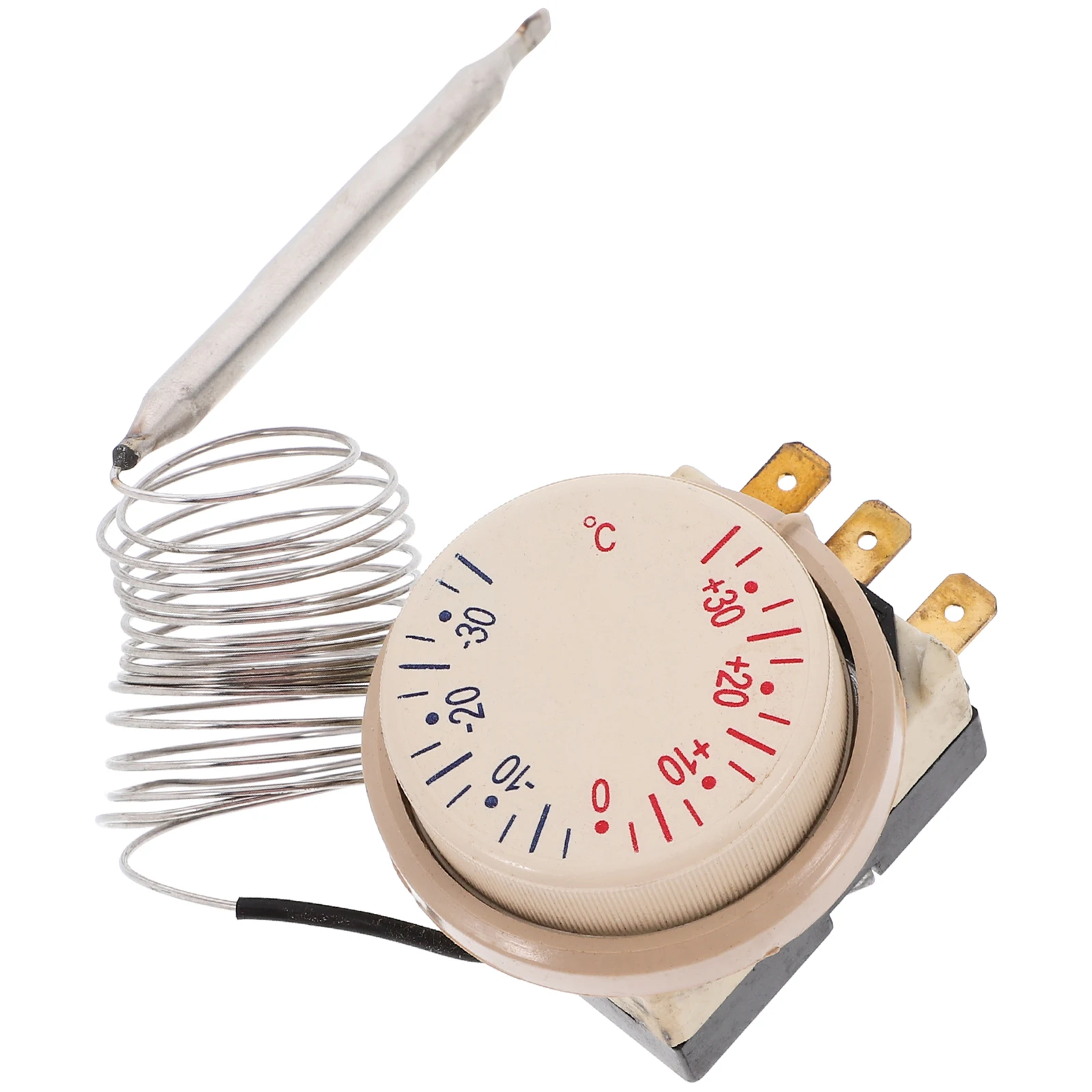 

Universal Appliance Thermostat for Fridge Showcase Adjustable Electric Replacement Wide Range Precision Control Reliable Sensor