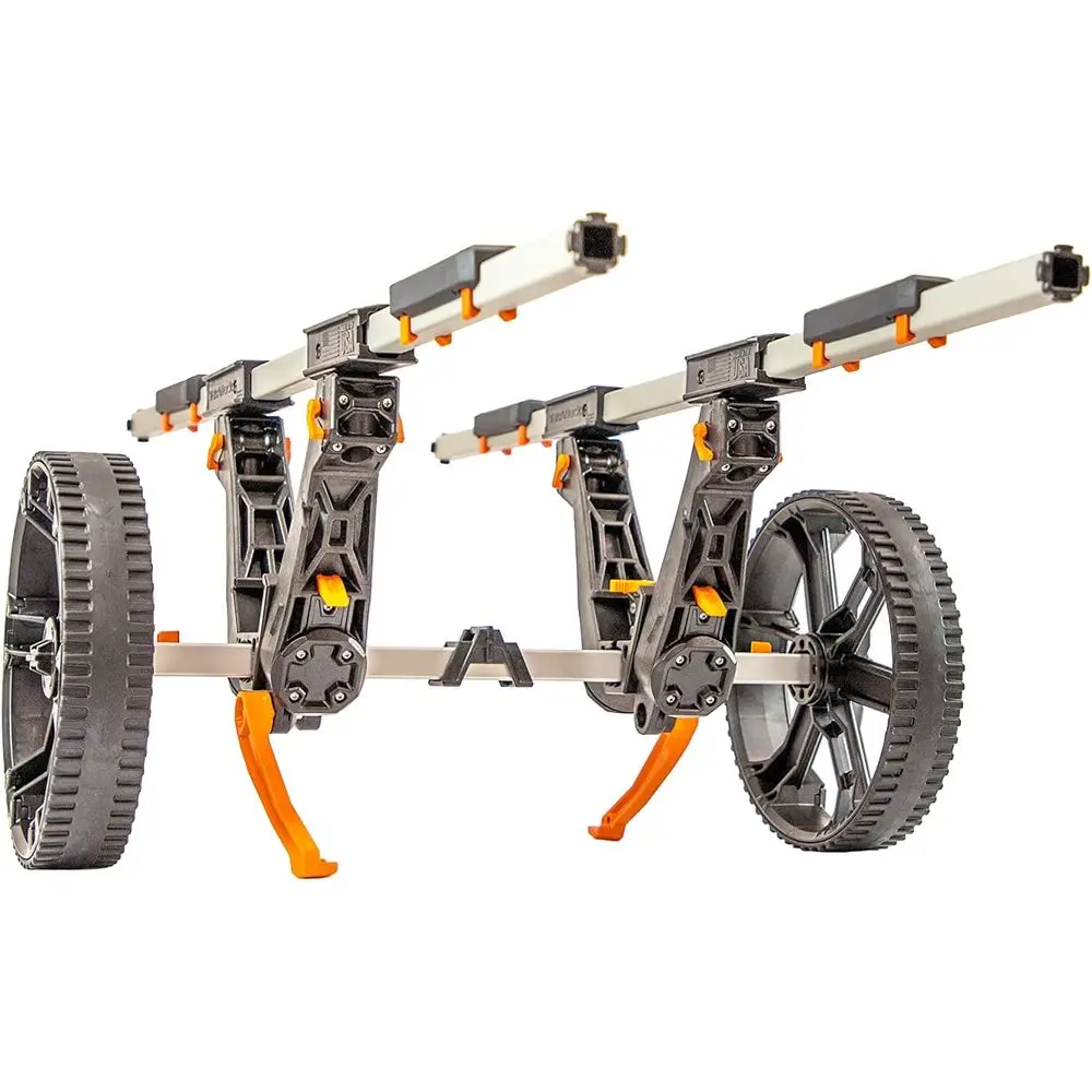 

Регулируемые тележки с колесами для бездорожья, песка и твердых покрытий | Надежная транспортировка для каяков и каноэ | Сделано в США