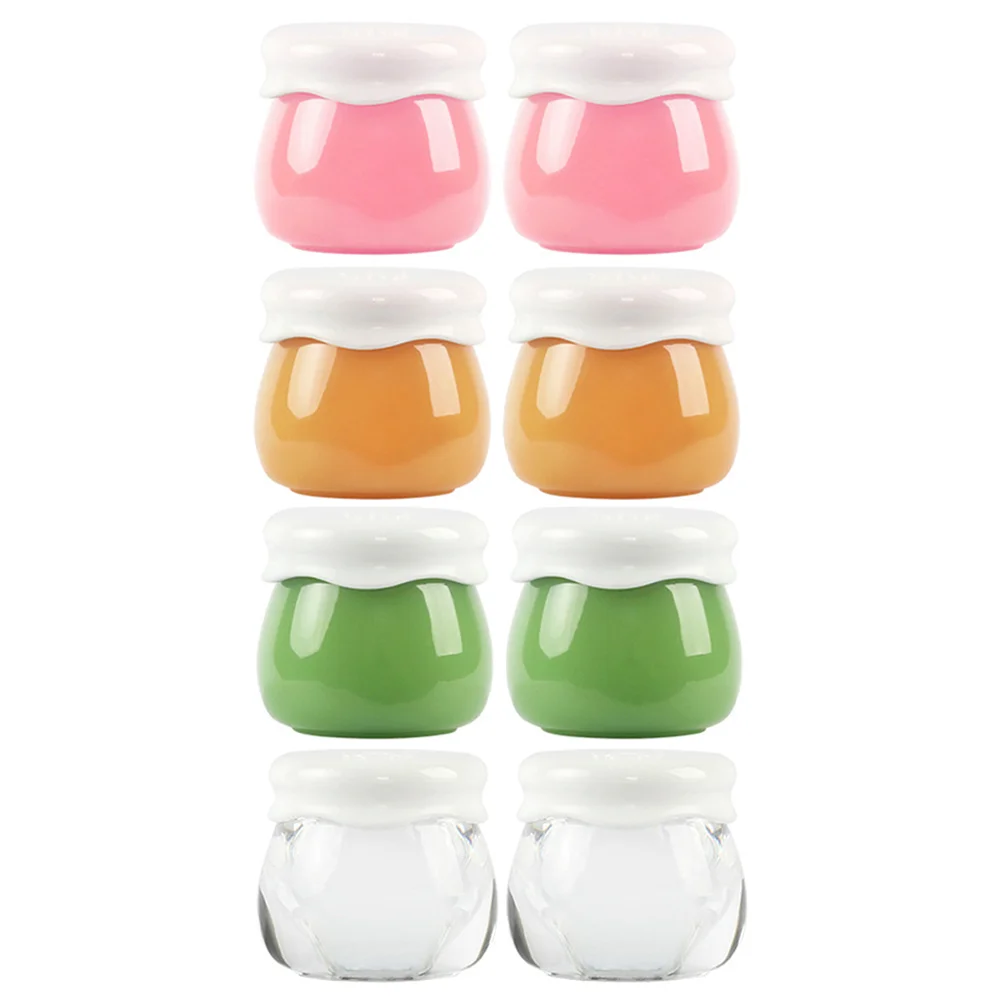 

8 Pcs Bottle Containers Small Travel Jars Sample Make up Makeup Pp Scrub