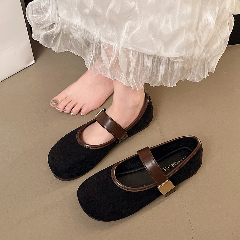 레트로 얕은 굽 메리 제인 단화 여성 2026 봄 여름 신상 프렌치 스타일