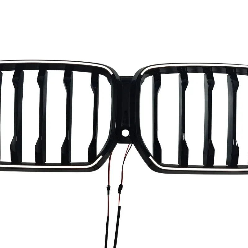 Suitable for 2020-2022 X6 BMW G06 Single Line Model with Illuminated LED Car Lights Black Grille