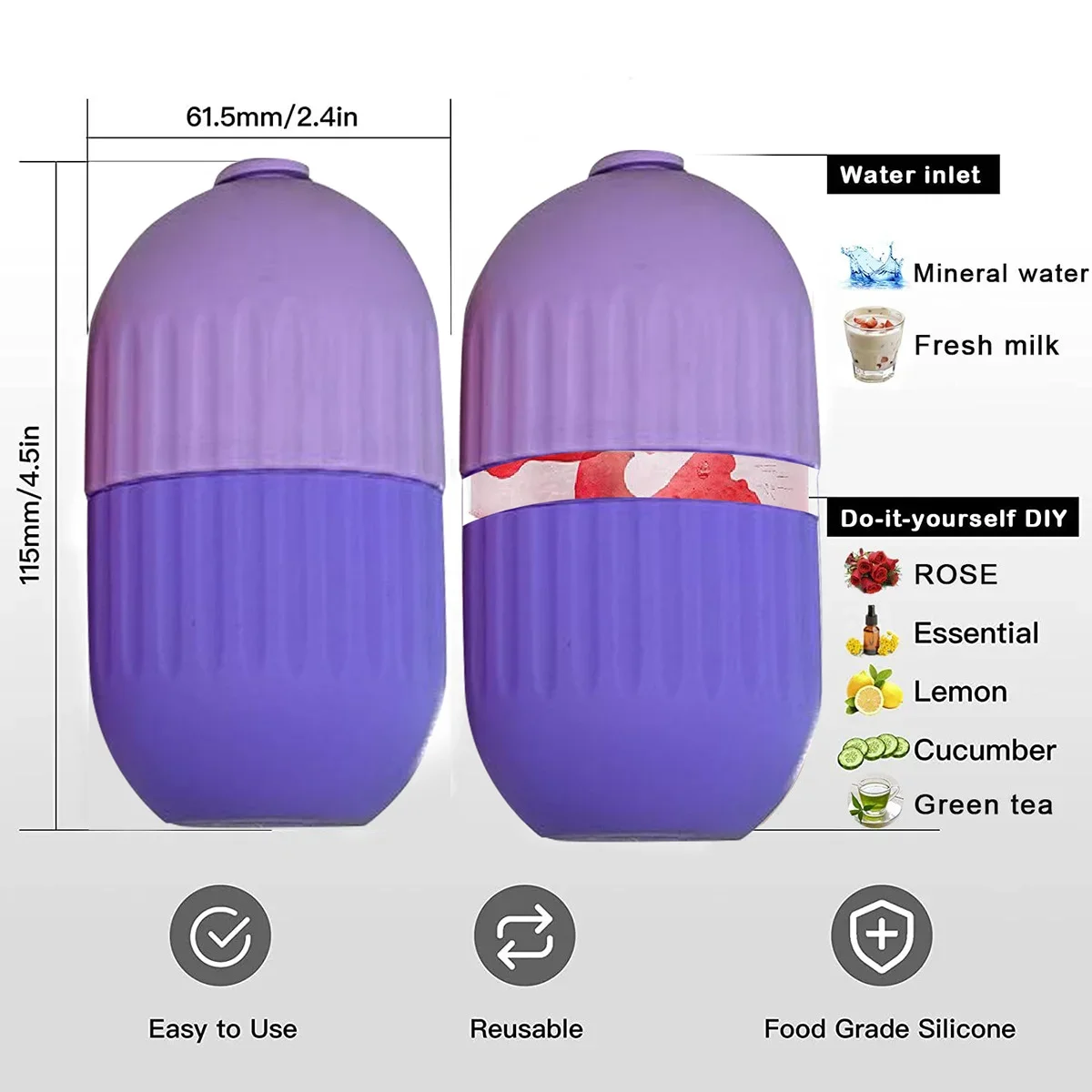 Ice Face Roller ยกกระชับผิวหน้า Contouring เครื่องมือซิลิโคน Ice Cube ถาด Ice Globe Balls Eye Face Massager Beauty Skin Care เครื่องมือ