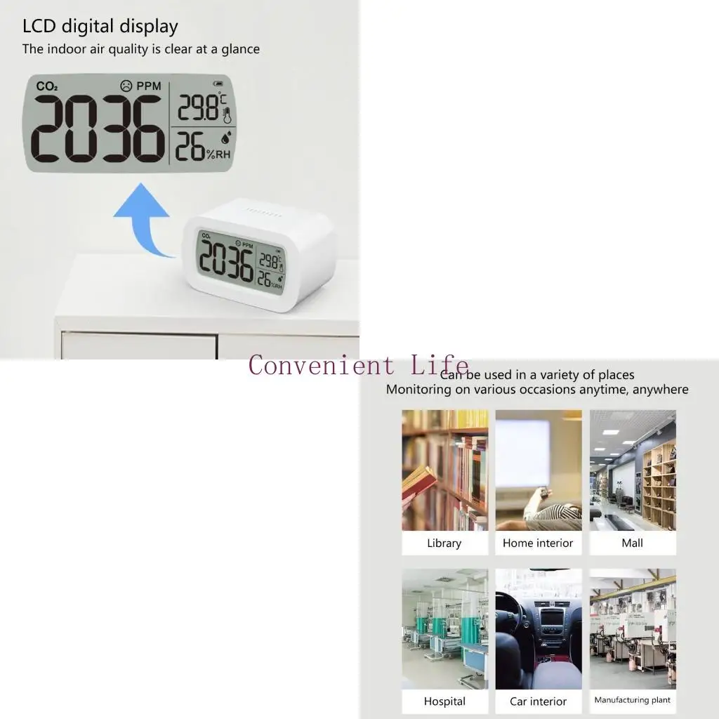 

L1EE CO2 Измеритель влажности Измеритель загрязнения Датчик Анализатор температуры и влажности Главная страница