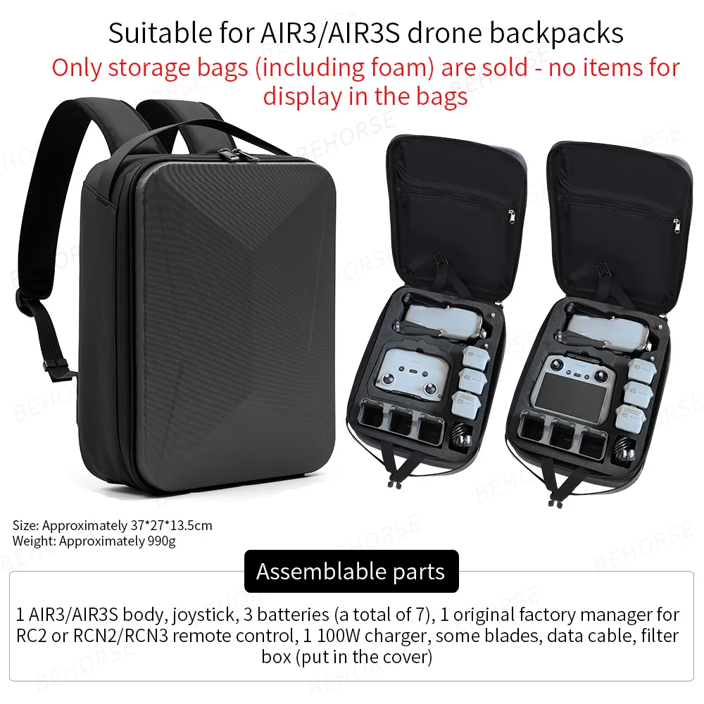 

Сумка для хранения - совместима с DJI AIR3S - для хранения оборудования AIR3 Fly - More Combo