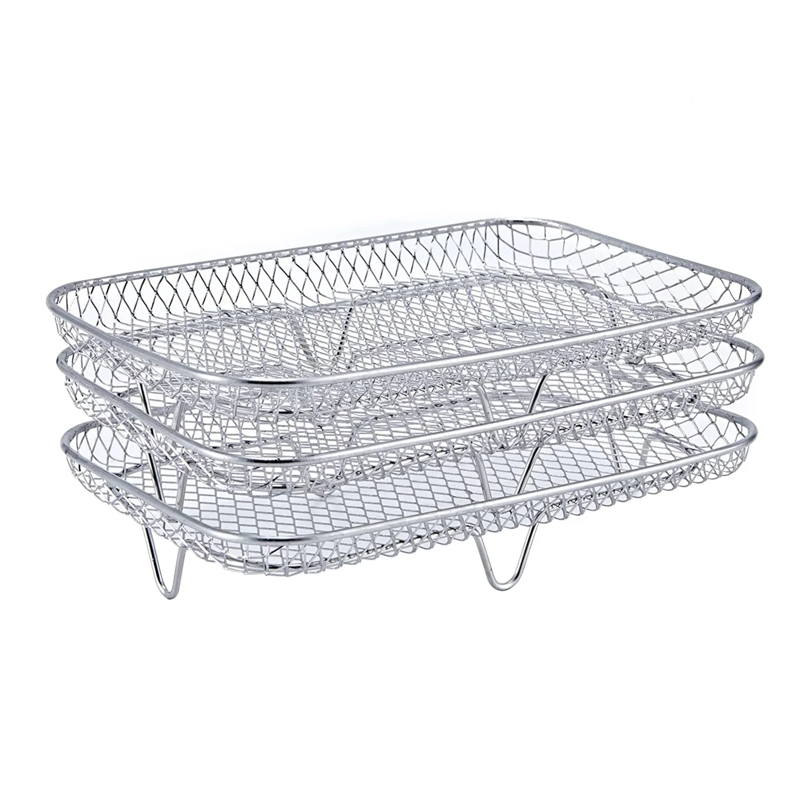 

Air Fryer Accessories Stainless Steel Cooking Steaming Racks For Steaming Vegetables And Rice Racks For Kitchen Tools