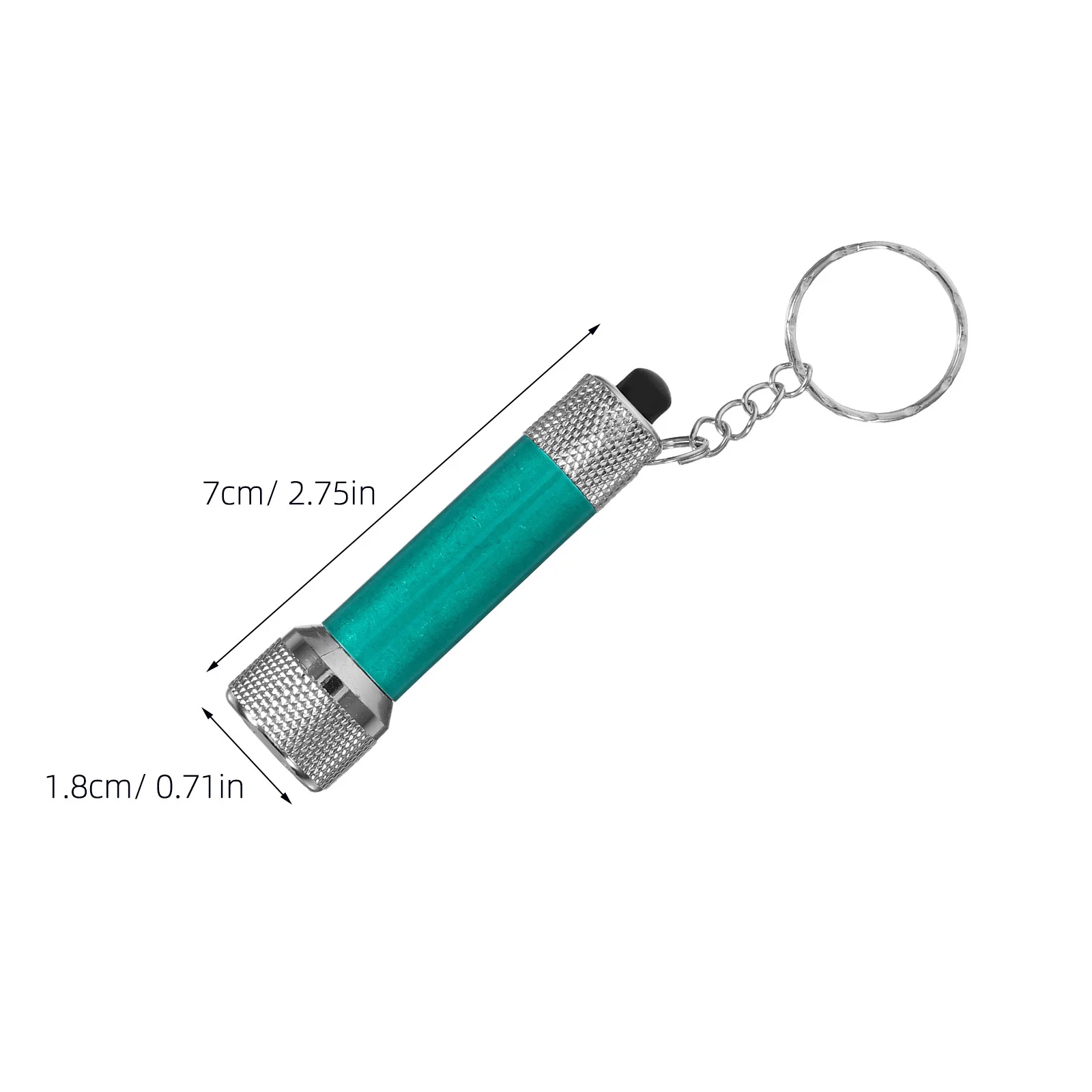 8Pcs Keychain LED Flashlight Mini Portable Aluminium Alloy Torch for Hiking Camping Outdoor Use Keychain Flashlight LED