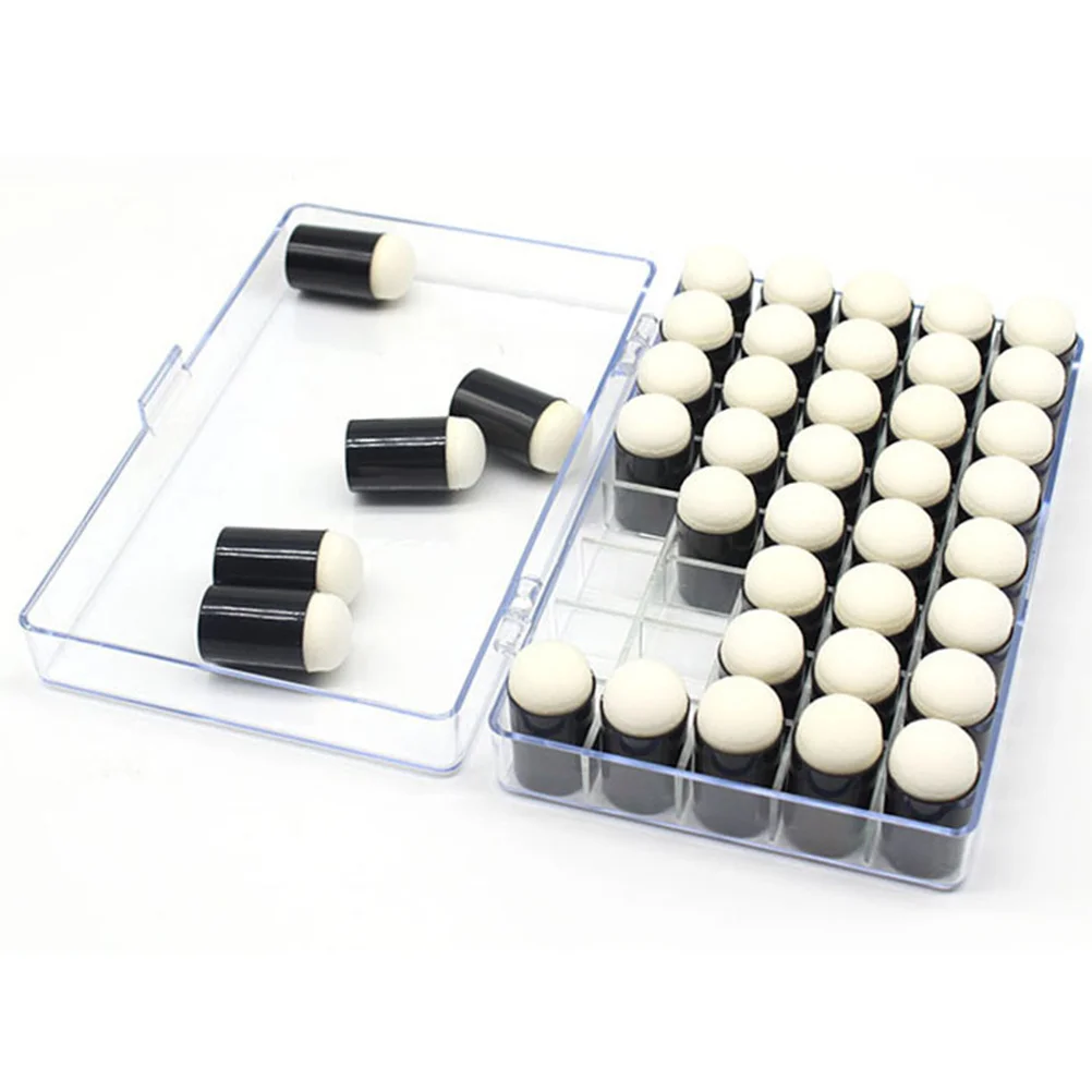 40 قطعة من وسادة حبر الإصبع خفيفة الوزن ومتينة أداة لطخة لتقوم بها بنفسك لوحة ختم تلوين حرفية تصميم مطاطي لوازم فنية #2