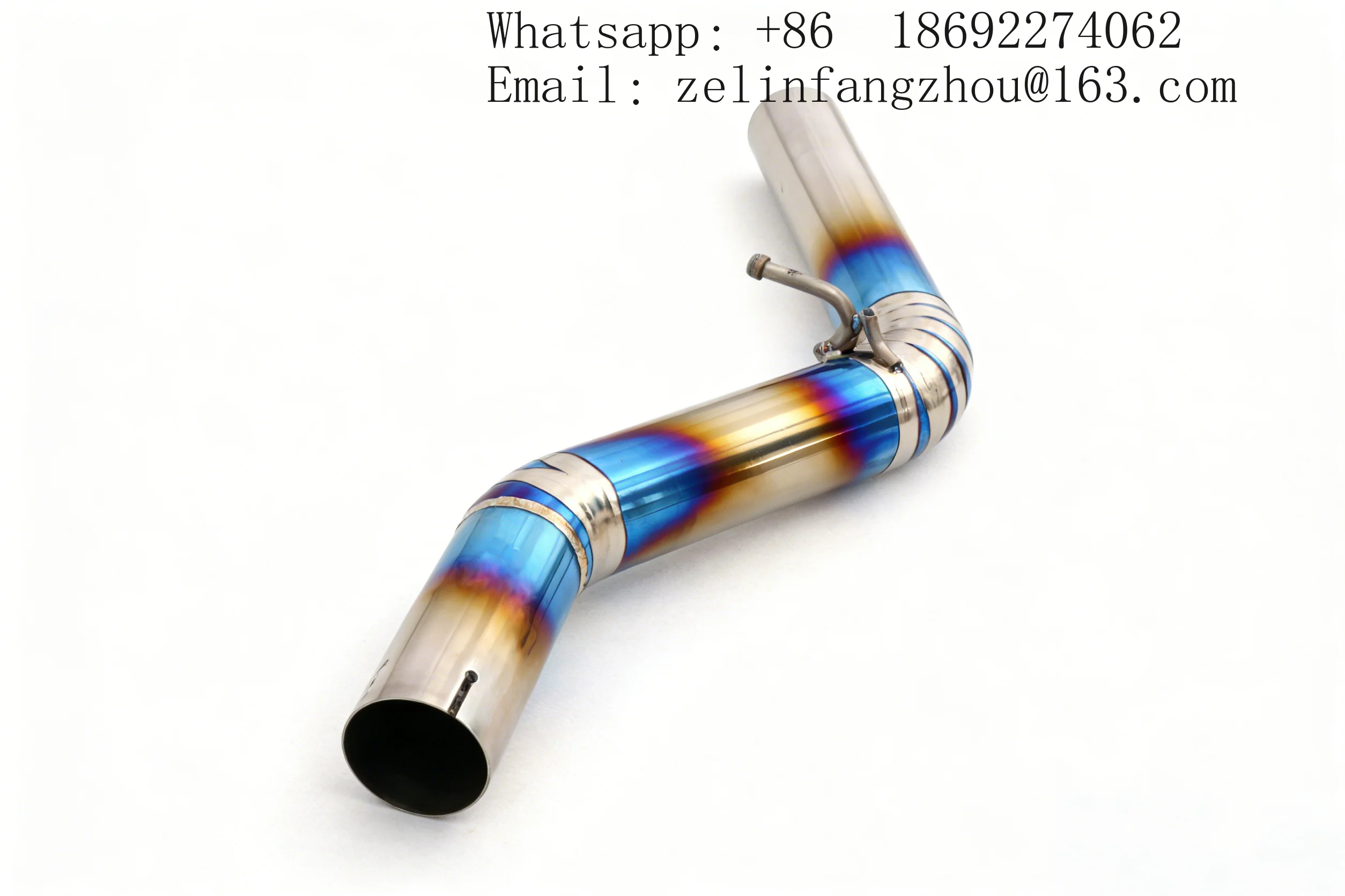 TIG Welding Titanium Valvetronic Muffler System Middle Pipe For Toyota GT86 High Performance Auto Parts