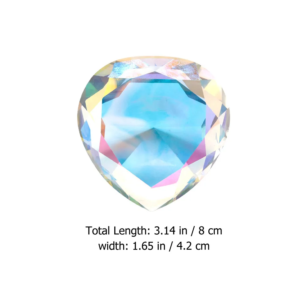 1Pcs Hand Holding Heart-Shaped Decorative Simulation Diamond Crystal Clear Nail Art Photo Prop Manicure Display Gift Home Decor