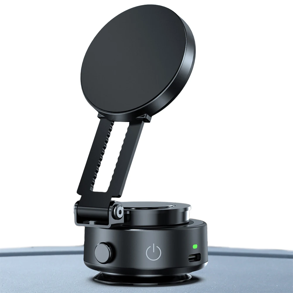 

For Magsafe Suction Cup Navigation Stand Bracket 360° Rotatable Folding Intelligent Car Mount for iPhone 12 13 14 15 16 Pro Max