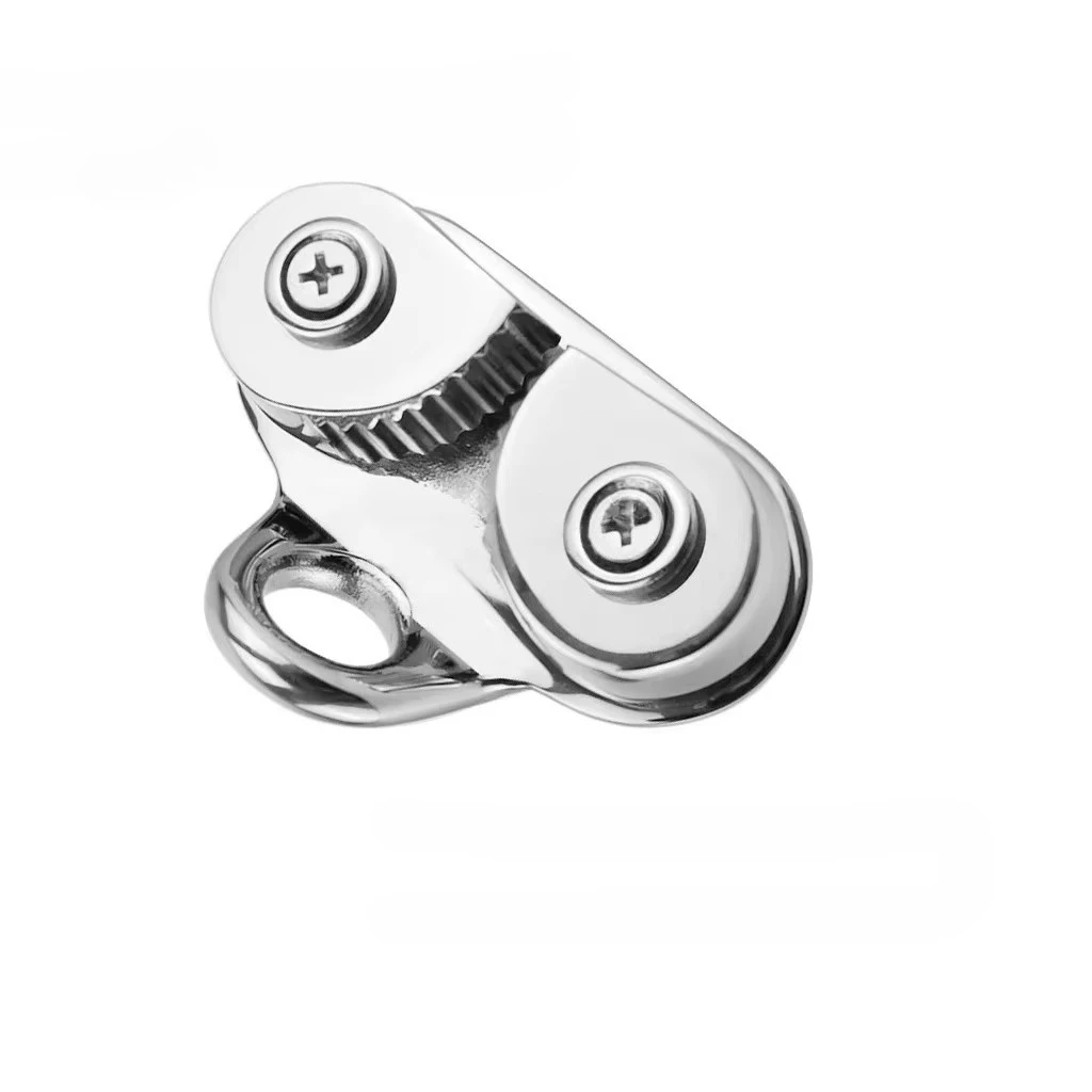 316 Stainless Steel Pulley , Wire  Clip, Cable Rope Clamp, Rope Fixing Plate for Marine Rigging Hardware