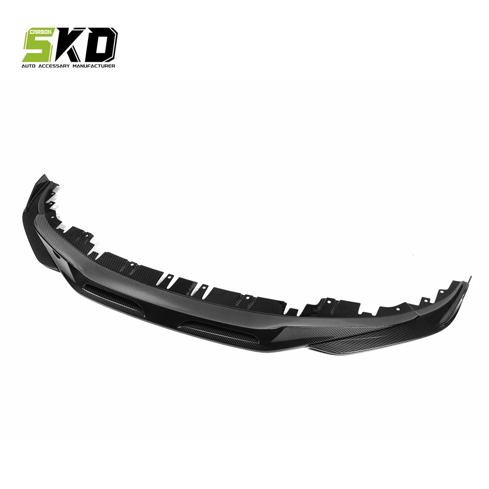 Shark Dynamic SKD Style Dry Carbon Fiber Front Bumper Lower Lip For BMW 4 SERIES G26 Sedan 2021-on front diffuser