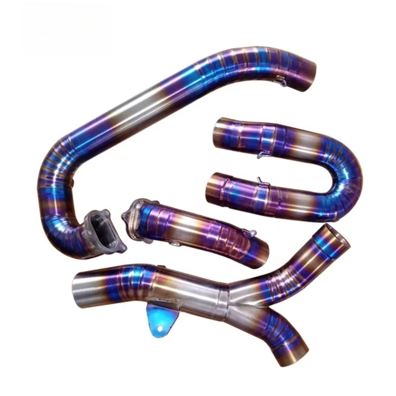 JTLD Popular Racing Titanium Exhaust Pipe for Hypermotard Assembly