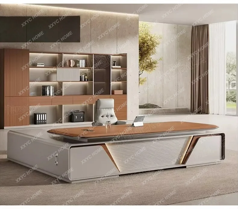 CXDZ  200cm 340cm Luxury Smart Electric Lifting Room Desk Lift Top Table Office Desks And Workstations Computer Desks Study Fur