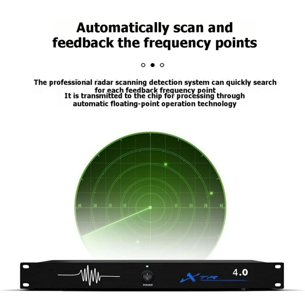A24U XTR 4.0 Digital Audio Processor with Digital Feedback Suppressor Six-Speed Frequency Shift to Suppress Feedback EU