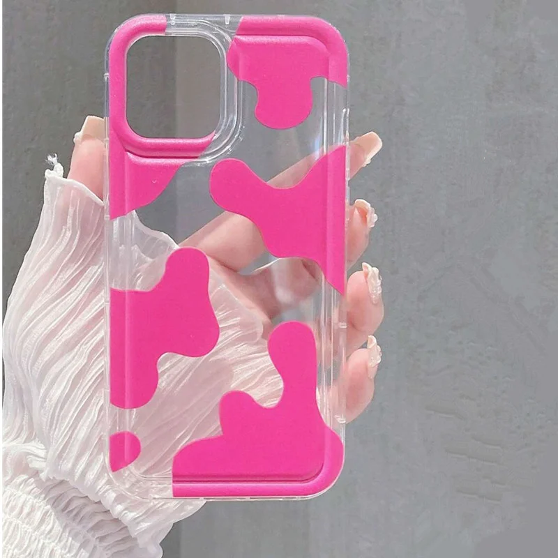 Colorful Cow Clear Phone Case for Xiaomi Redmi Note 12 4G Redmi Note 13 Pro Plus 5G 12S 11S 11 10S 10 9S Anti-Drop Airbag Cover