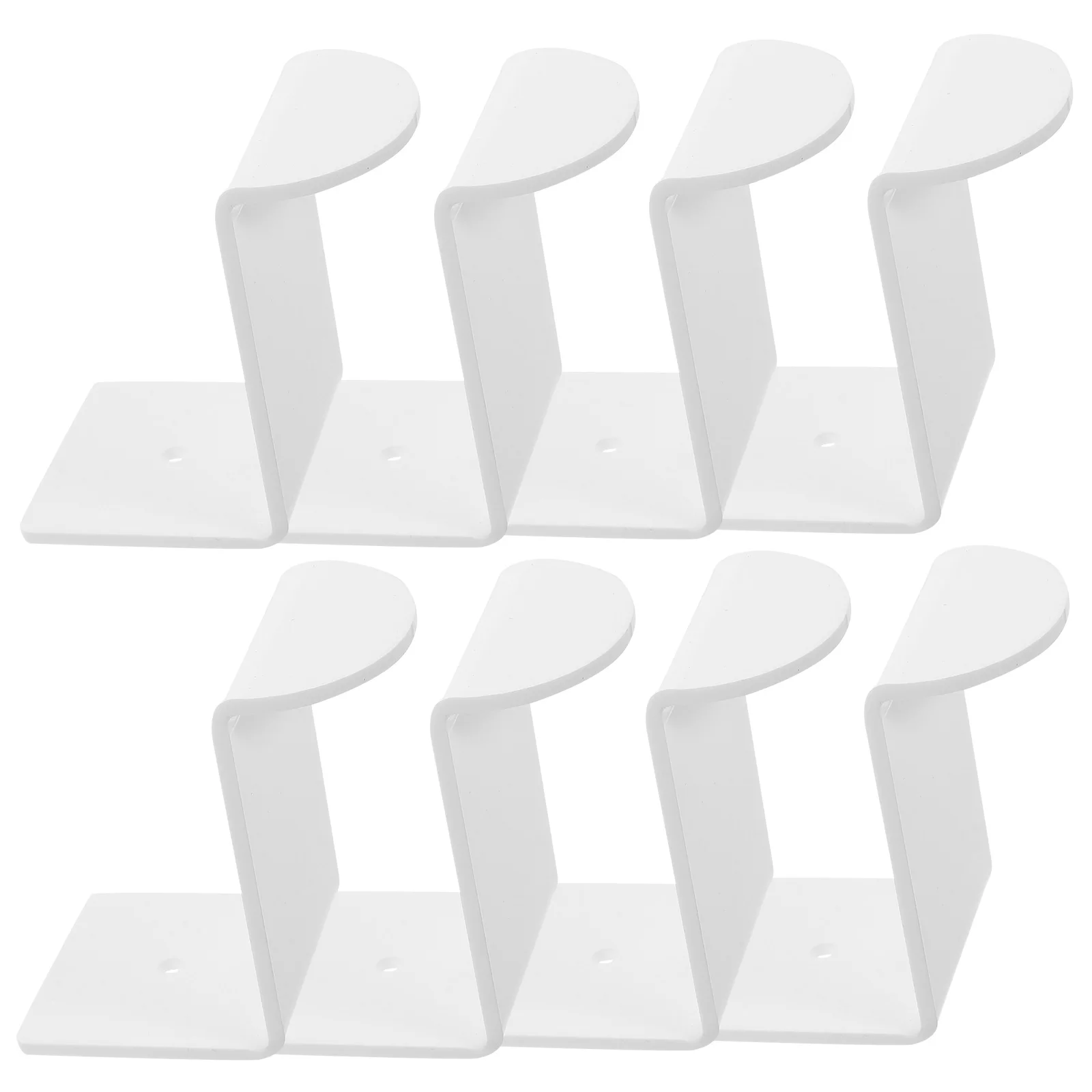 

1 set Wall-mounted Ball Cap Hat Rack for Baseball Cowboy Hats Durable Decorative Stand Easy Installation Space-saving Home
