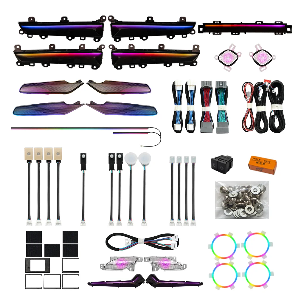 

For Honda Civic 2022 2023 2024 2025 Ambient Lighting LED Lamps Auto Interior Lighting Serving Interior LED Marquee Neon Light