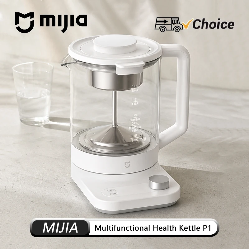 NEW Original MIJIA Health Kettle P1 Smart Multifunctional 1.8L Electric Pot 220V Food-Contact Grade Material 10-Level Control CN