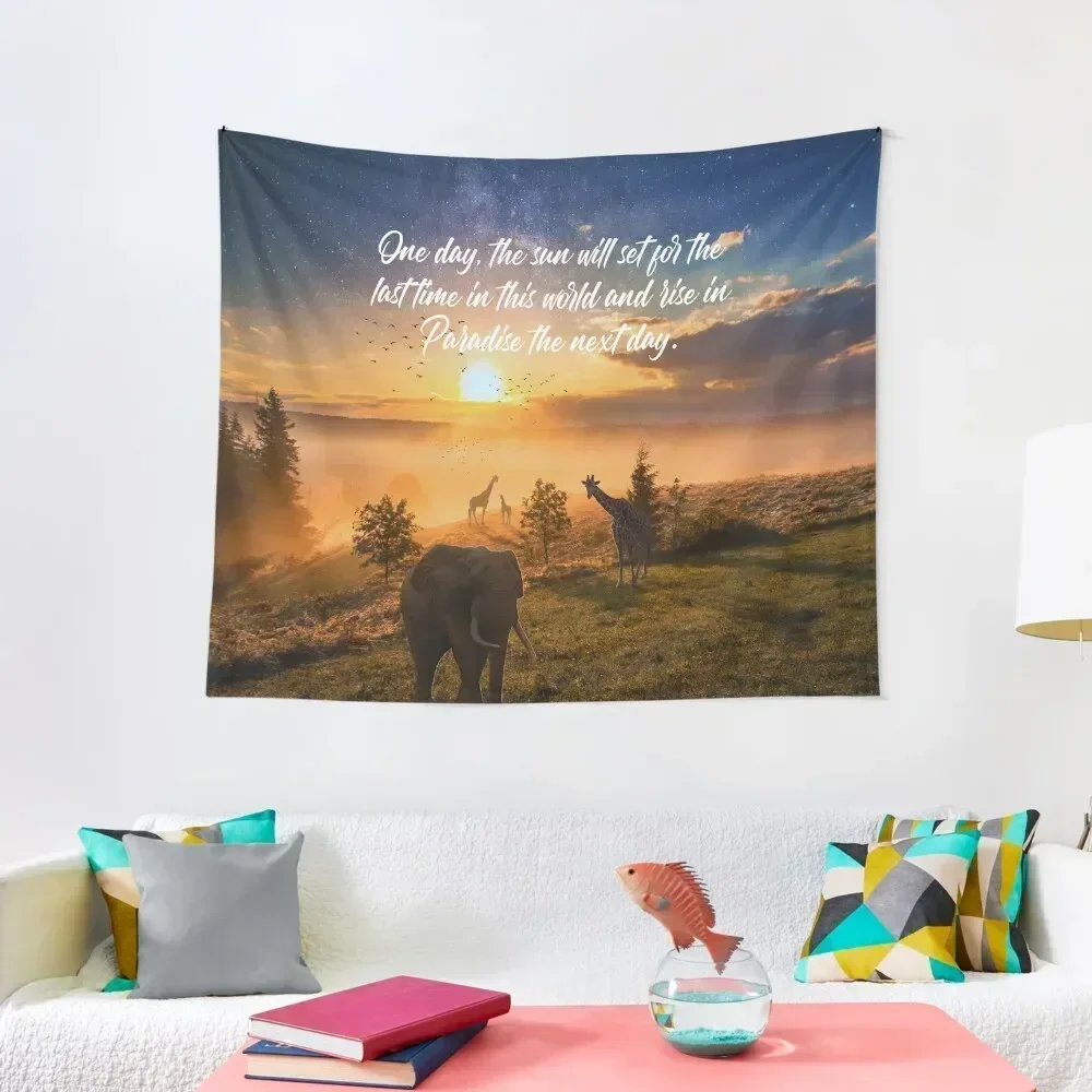 

Sunrise In Paradise Tapestry Home Decor Aesthetic Decorative Wall Room Aesthetic Bedrooms Decor Tapestry