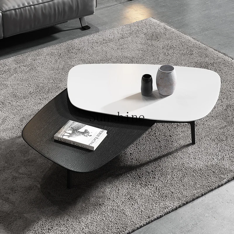 Special-shaped creative coffee table small apartment living room simple low table