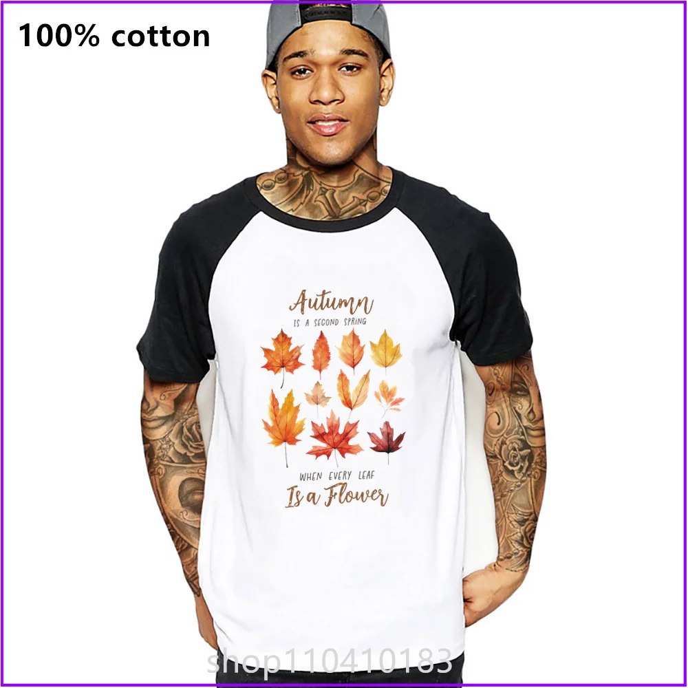 Autumn Is A Second Spring When Every Leaf Is A Flowers T Shirts For Men'S Women Tshirt T-Shirt Clothing Oversized Manufacturers