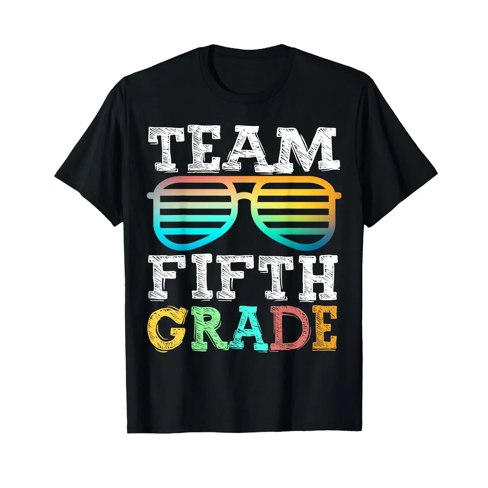 Team 5th Grade Squad Fifth Teacher Student Back To School T Shirt vintage Washed Slightly Soft homme Comfortable