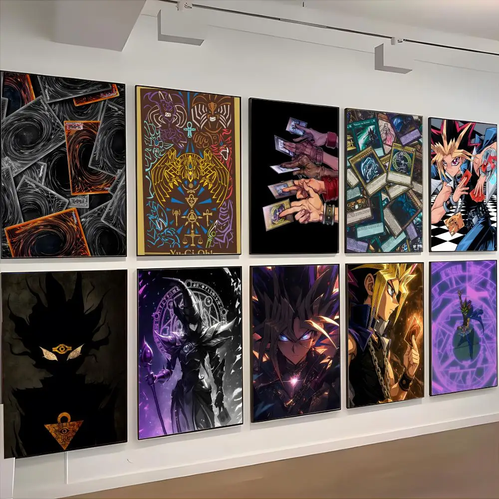 Iconic Yu-Gi-Ohs Poster Posters Retro Kraft Paper Sticker DIY Room Bar Cafe Aesthetic Art Wall