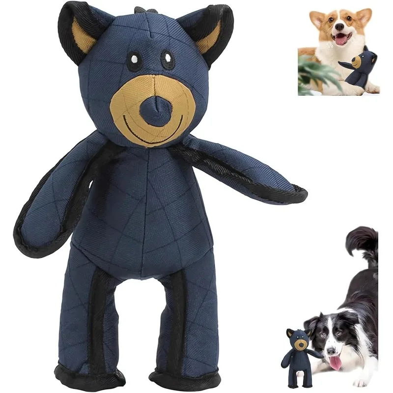 Hundespielzeug, herrschsüchtige Kauen, Plüschhunde, Quietschspielzeug, Teddybär, hält beschäftigt, langlebig, robust, robustes Kauspielzeug für Hunde, große Hunde – Detail 4