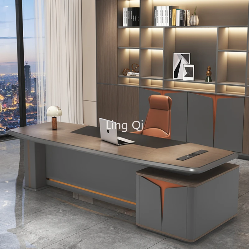 

Floor Luxury Office Desk Supplies Free Shipping Retro Secretary Computer Desks Study Writing Mesa De Escritorio Modern Furniture