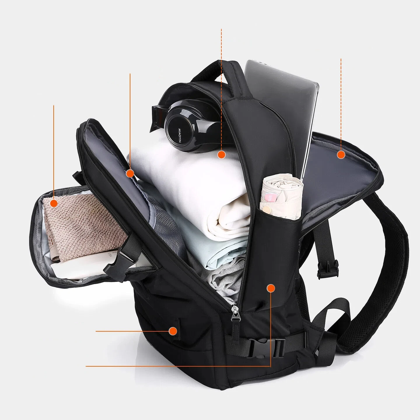Large Capacity Boarding Backpack Women Backpack Capacity Men Women Laptop Casual Business Waterproof Backpack Travel School Bag