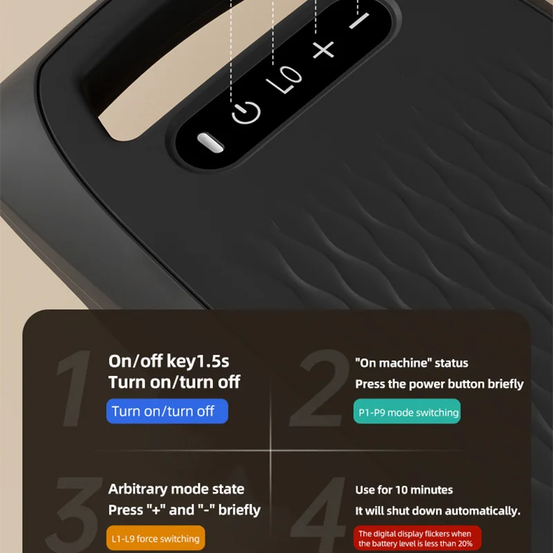 20-رؤساء فآسيا بندقية عالية التردد الاهتزاز تدليك الجسم بندقية الظهر والخصر مدلك الرقبة الكتف مدلك العضلات masajeador #3