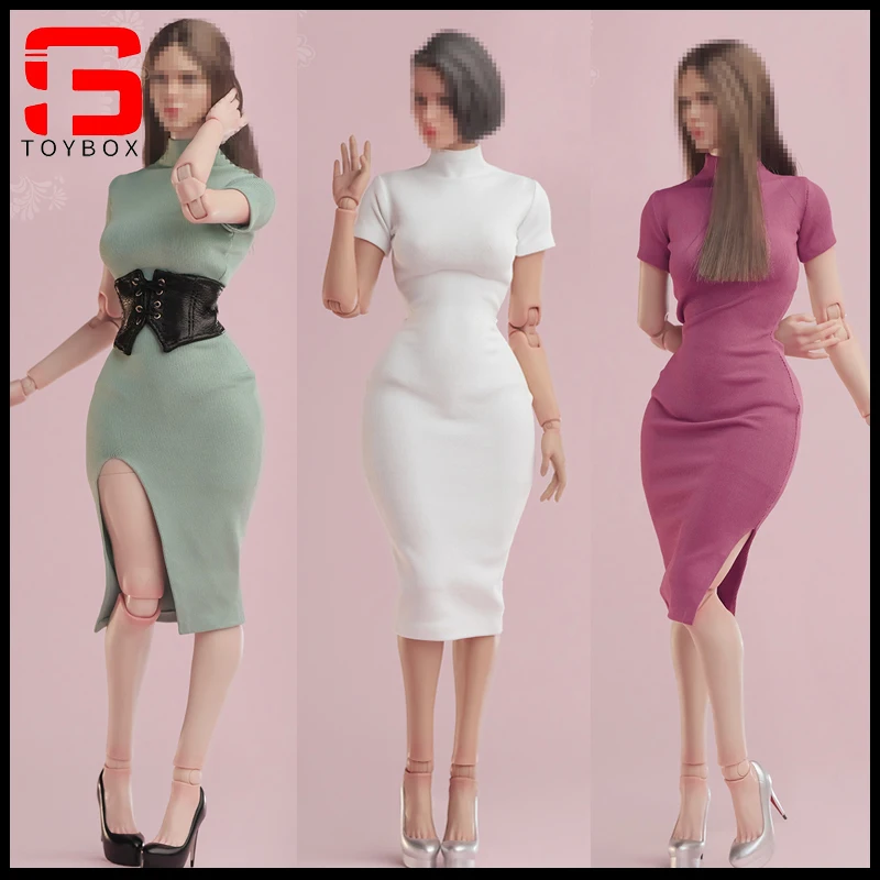 【2025 Q2】Worldbox CA016 1/6 Female Bodycon Skirt with Real Leather Corset Clothes Model Fit 12'' AT210 Action Figure Body