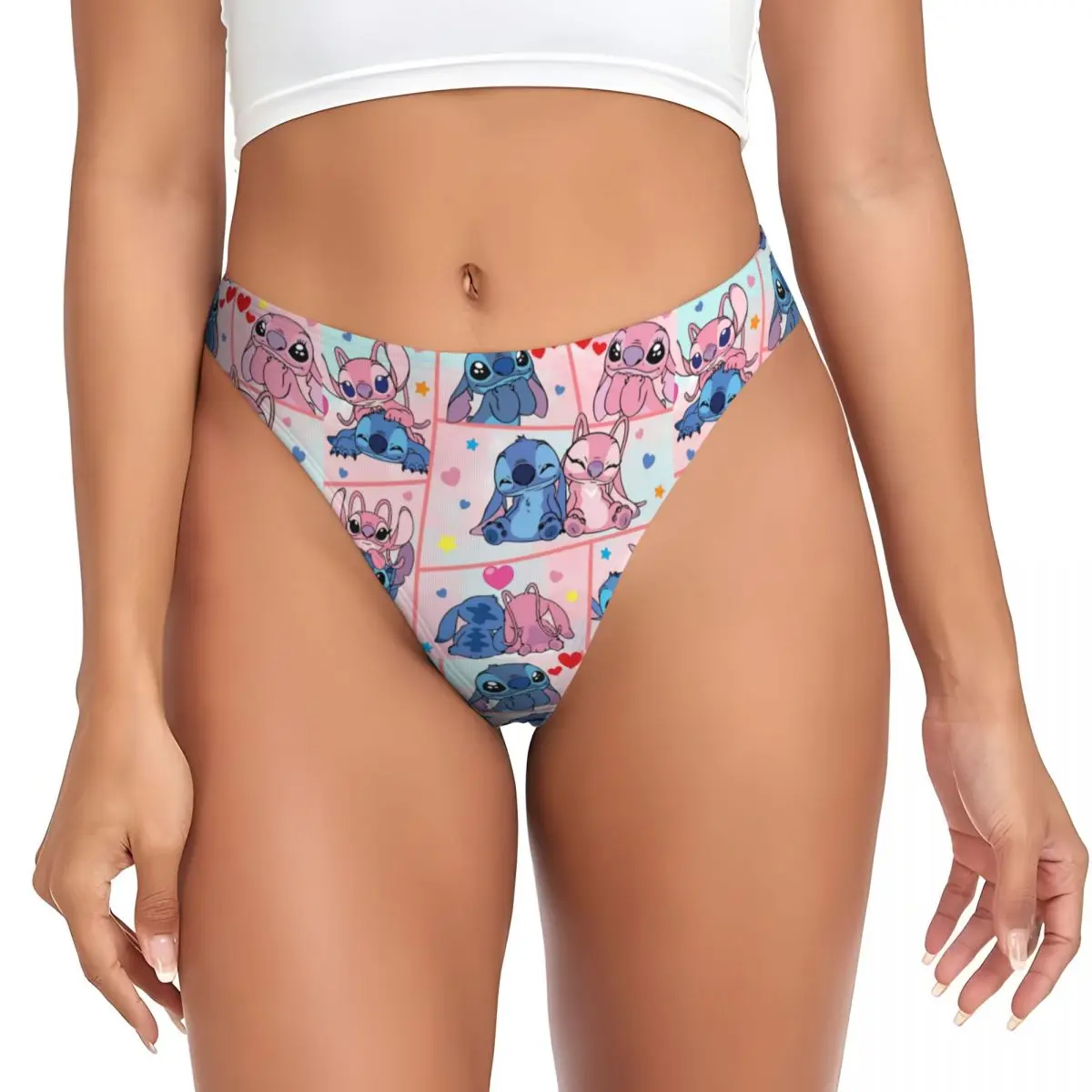 Mutandine perizoma da donna personalizzate con punto cuore Collage perizoma intimo femminile elasticizzato