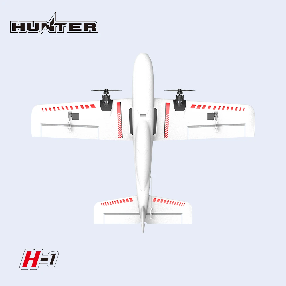 طائرة Hunter H1 Humi PNP 680 مللي متر جناحيها EPP FPV-PNP محرك مزدوج طائرة RC بدون FC صديقة للمبتدئين