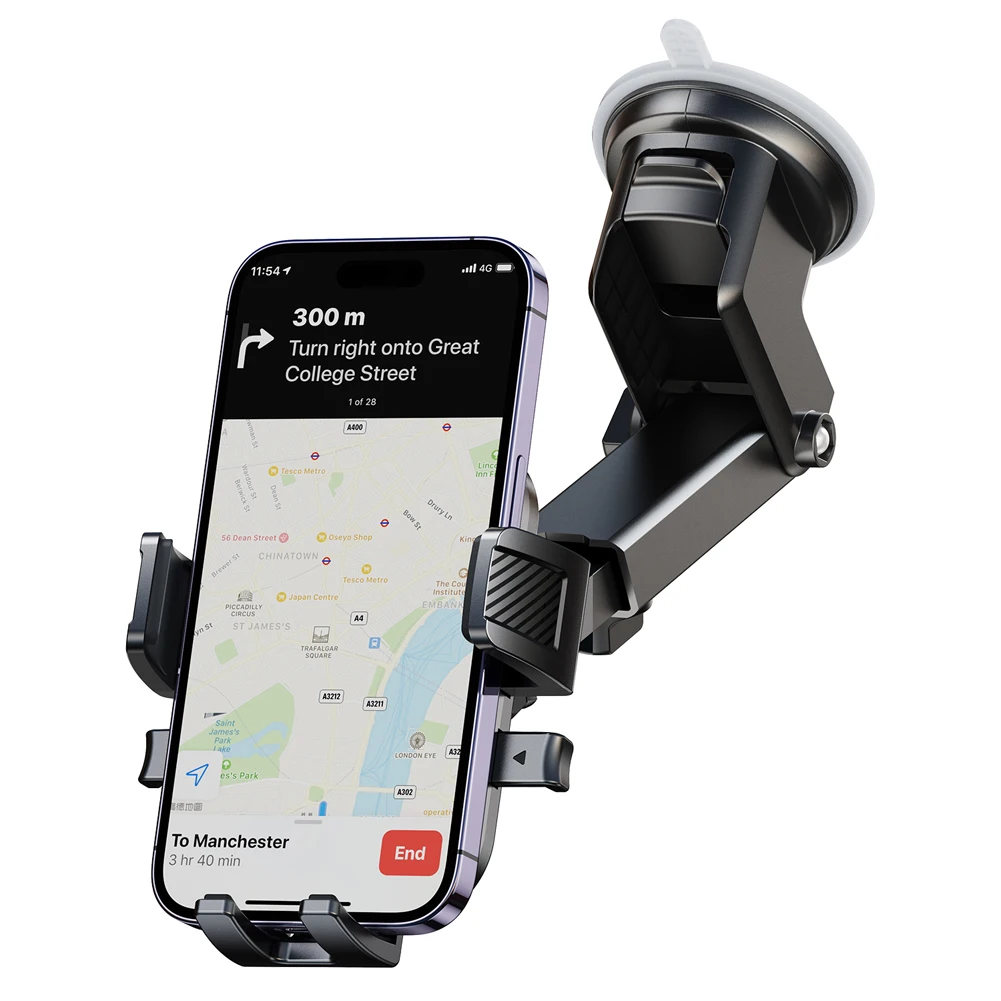 

Car Phone Holder Mount Stand Sucker 360 Rotating GPS Support Dashboard & Windscreen Phone Holder for 4.7-6.8 Inch Smartphones